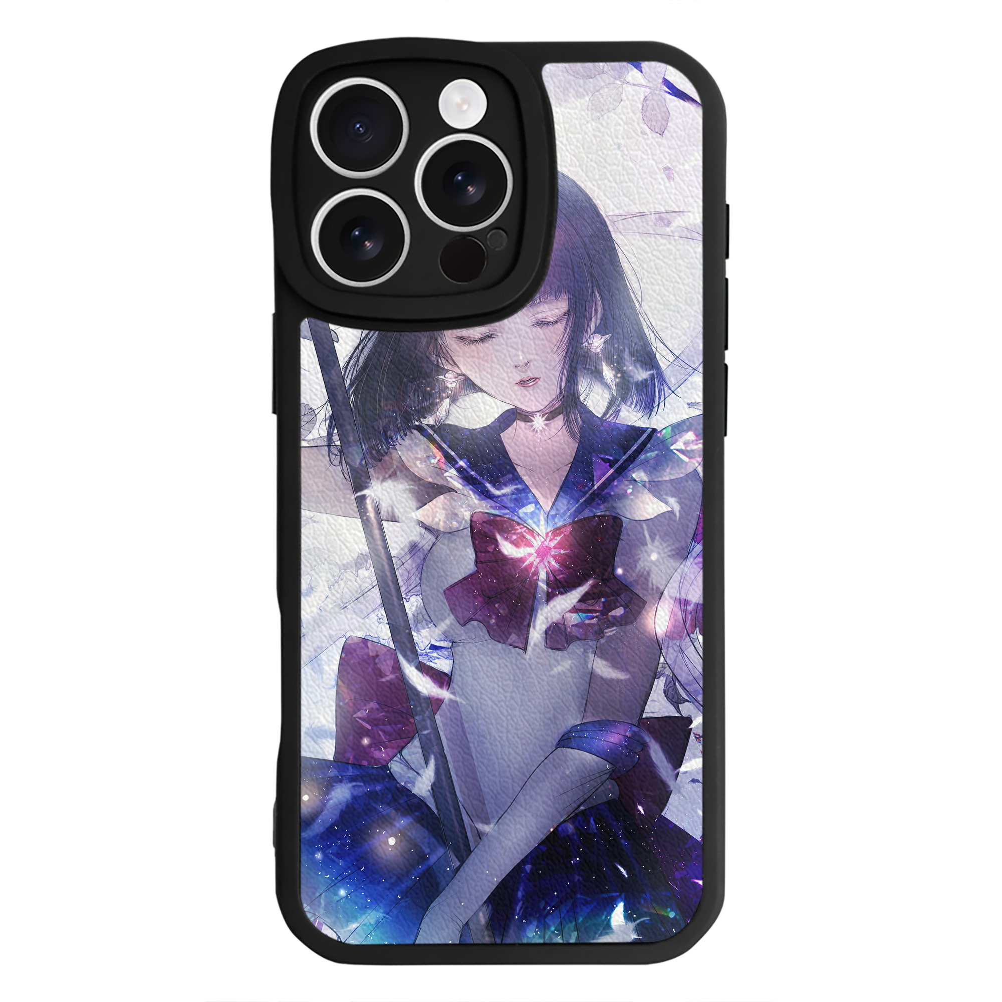 （画像用） 美少女戦士セーラームーン Sailor Moon 【iPhone 16シリーズ対応】シリコンスマホケース（レザー調） 材質：シリコン